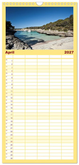 Mallorca - Momente einer Reise (CALVENDO Familienplaner 2027)