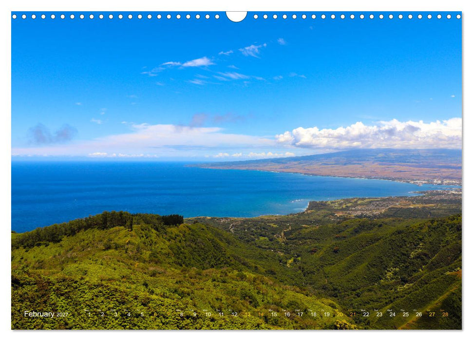 Hawaii, Maui and Big Island (CALVENDO Monthly Calendar 2027)
