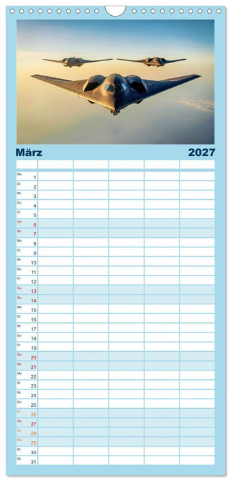 B2 Spirit - Bomber (CALVENDO Familienplaner 2027)