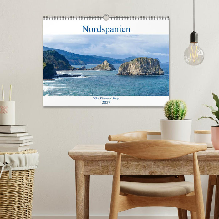 Nordspanien - Wilde Küsten und Berge (CALVENDO Wandkalender 2027)