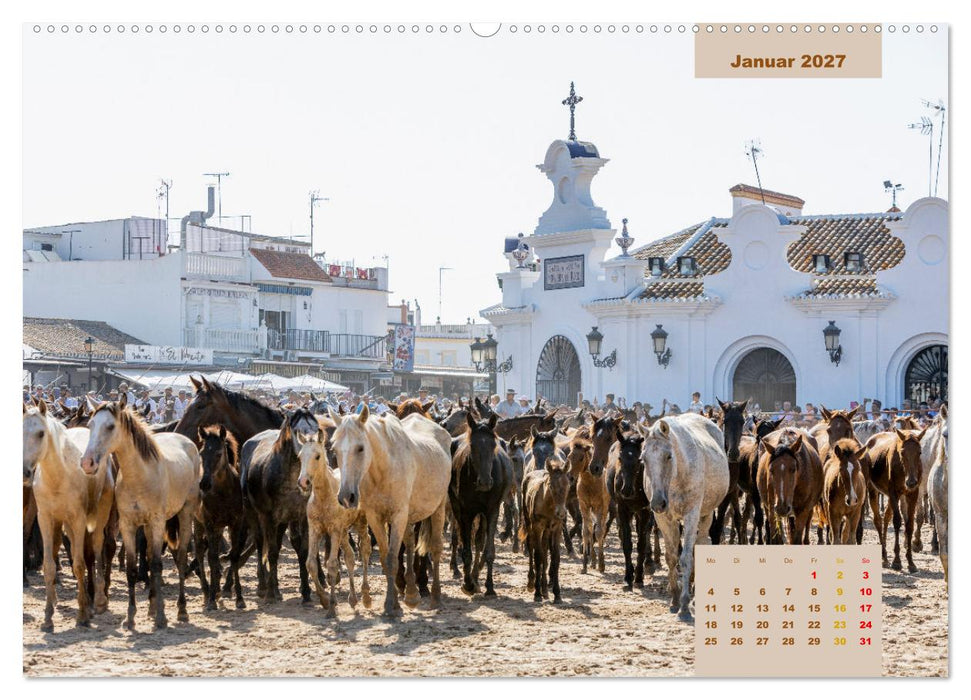 Pferde - Andalusiens wilder Westen (CALVENDO Wandkalender 2027)