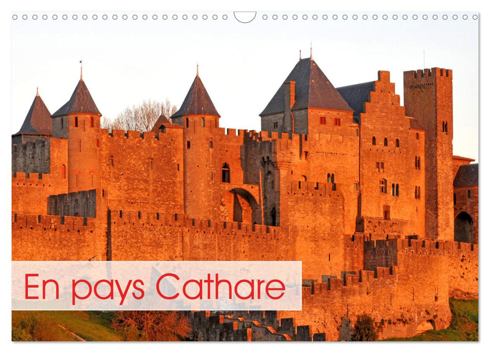 En pays Cathare (CALVENDO Calendrier mensuel 2027)