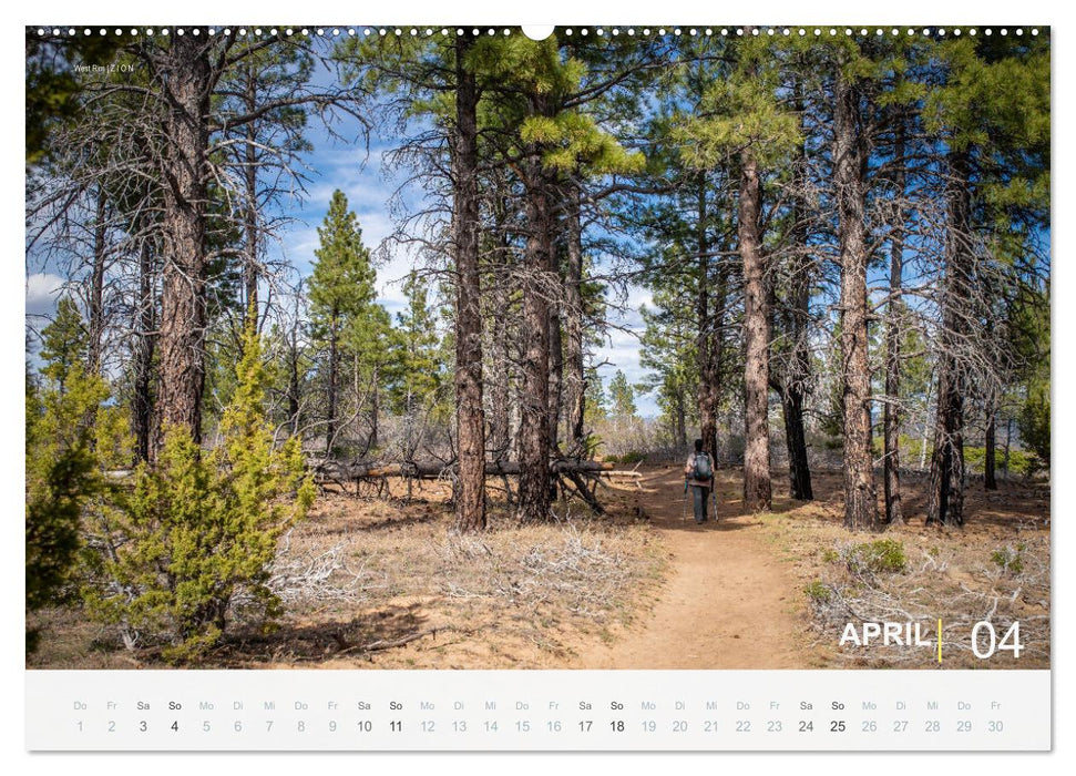 Wunderbare Wanderungen im Südwesten der USA (CALVENDO Wandkalender 2027)