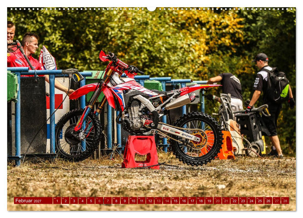 Dirtbikes - pure technique (CALVENDO Premium Wandkalender 2027)