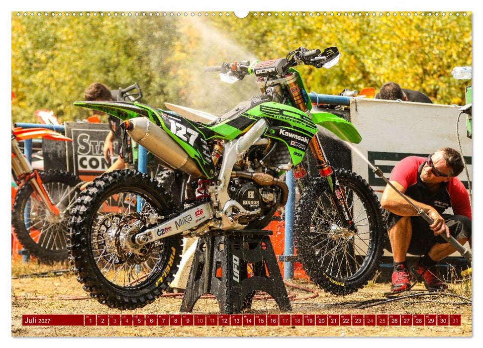 Dirtbikes - pure technique (CALVENDO Premium Wandkalender 2027)