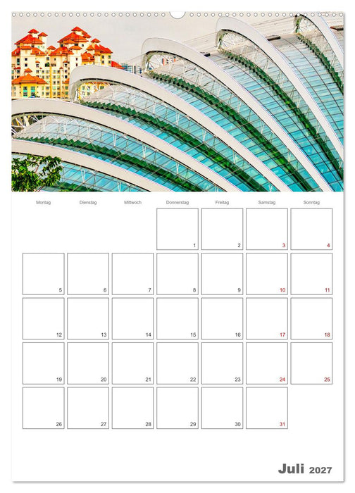 Unterwegs in Singapur (CALVENDO Premium Wandkalender 2027)