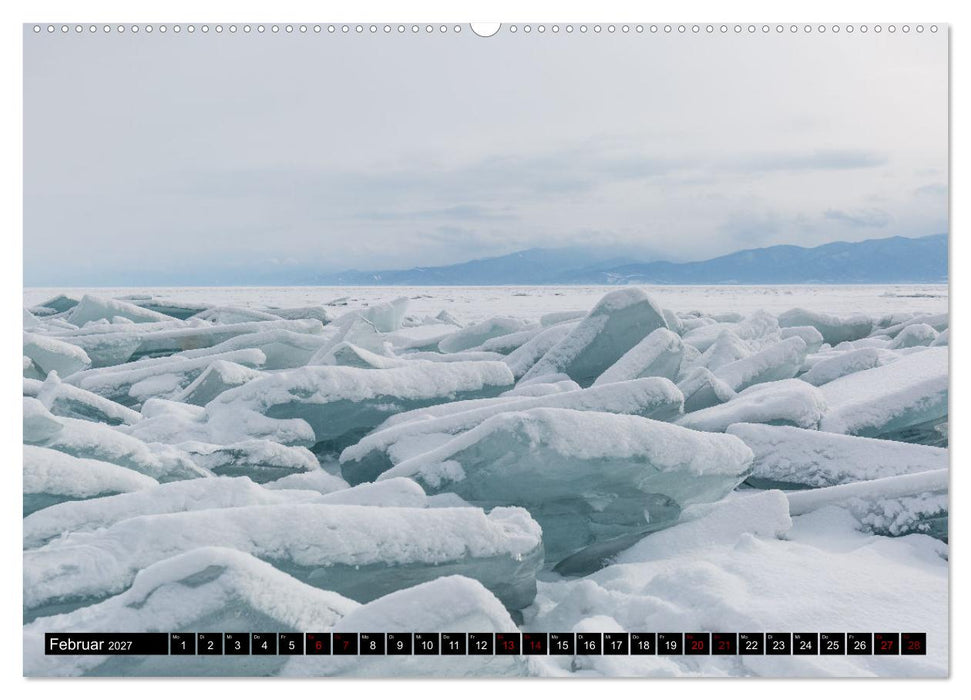 Baikalsee im Winter (CALVENDO Premium Wandkalender 2027)