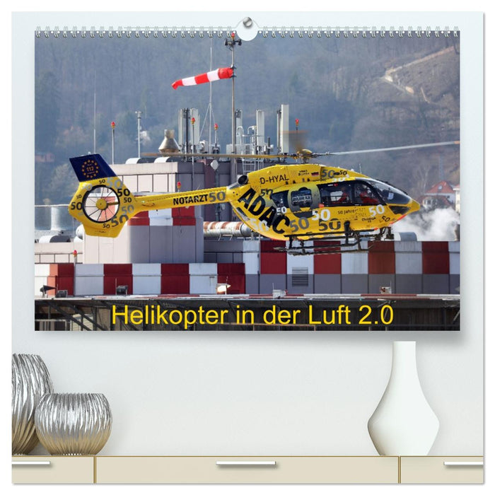 Helikopter in der Luft 2.0 (CALVENDO Premium Wandkalender 2027)
