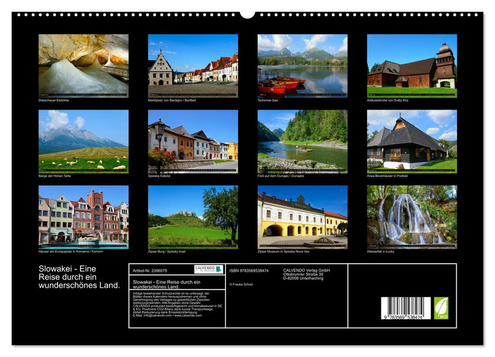 Slowakei - Eine Reise durch ein wunderschönes Land. (CALVENDO Premium Wandkalender 2027)