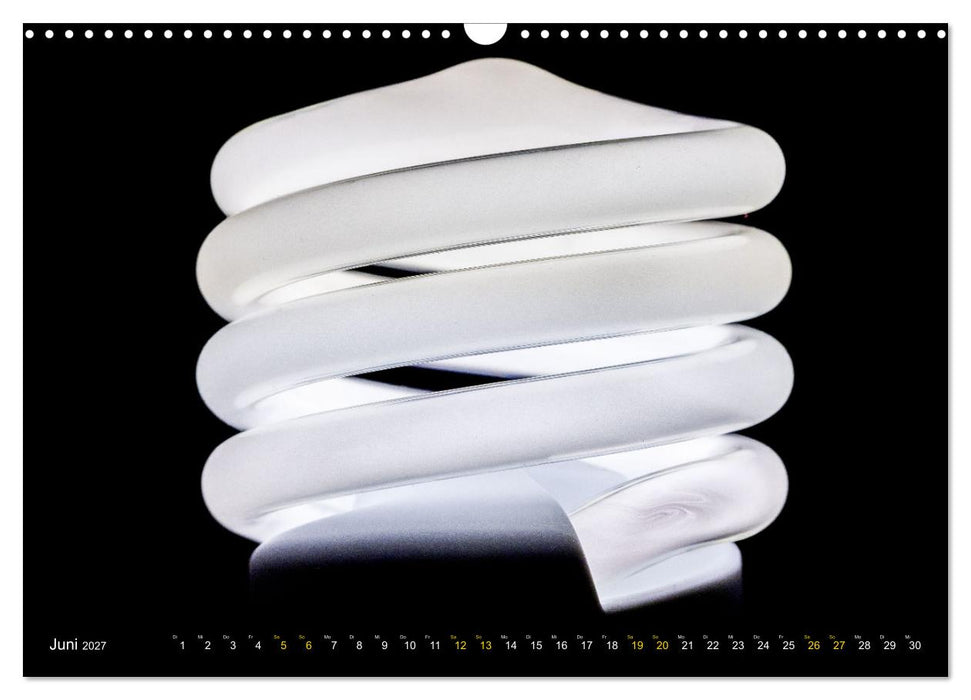 Kunst LICHT Kalender (CALVENDO Wandkalender 2027)