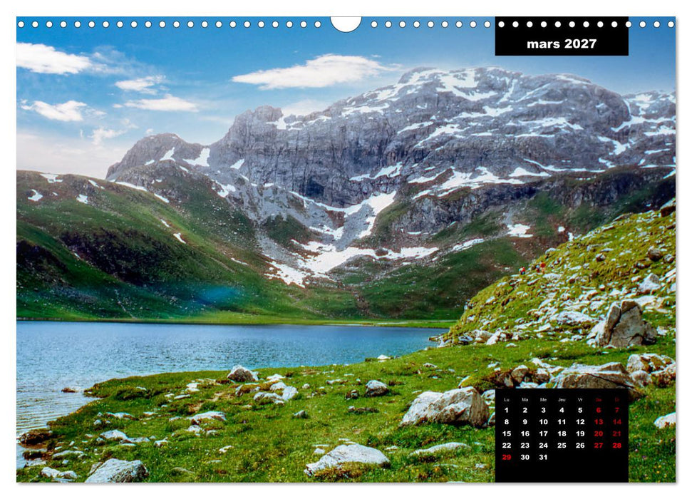 Savoie et Vanoise Sur les sentiers de randonnée (CALVENDO Calendrier mensuel 2027)