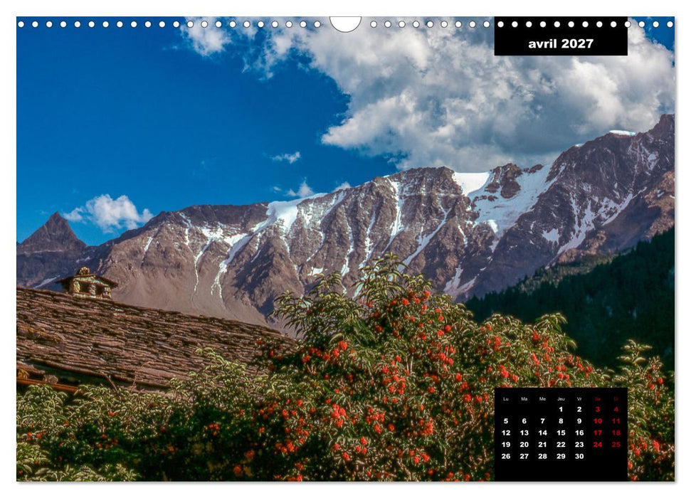 Savoie et Vanoise Sur les sentiers de randonnée (CALVENDO Calendrier mensuel 2027)