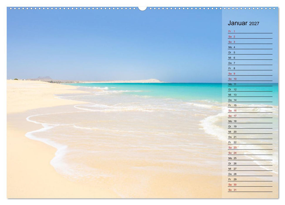 Traumhaftes Reiseziel - Boa Vista Urlaubsplaner (CALVENDO Wandkalender 2027)