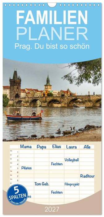 Prag. Du bist so schön (CALVENDO Familienplaner 2027)