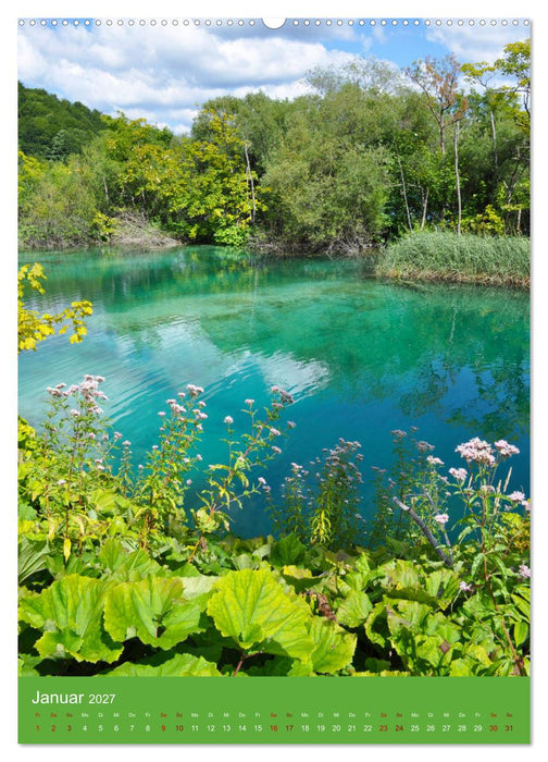 Erlebe mit mir die Zauberwelt der Plitvicer Seen (CALVENDO Premium Wandkalender 2027)