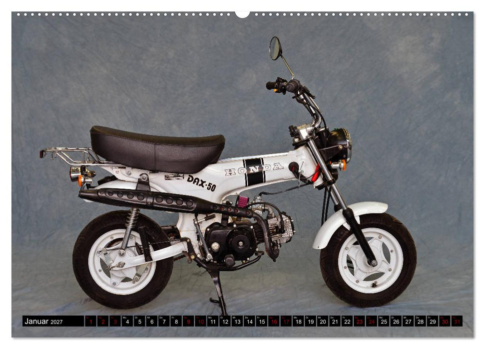 Bonsai Mopeds (CALVENDO Premium Wandkalender 2027)