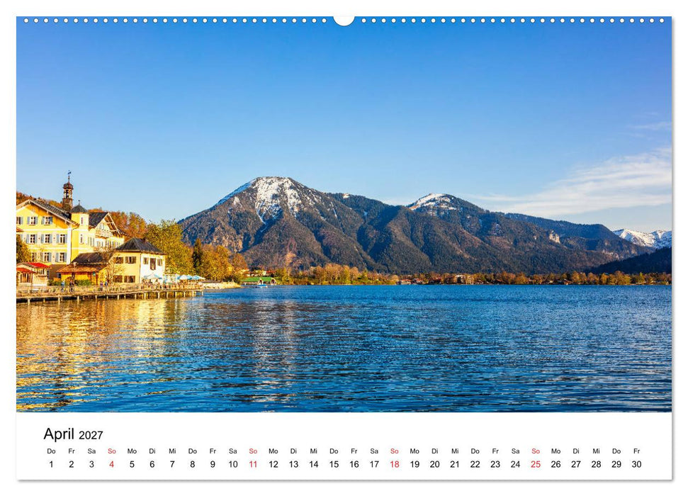 Tegernseer Momente (CALVENDO Wandkalender 2027)