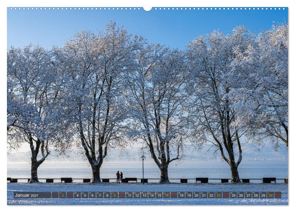 Die Halbinsel Mettnau - Erholungsort im Bodensee (CALVENDO Wandkalender 2027)