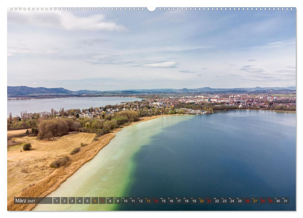 Die Halbinsel Mettnau - Erholungsort im Bodensee (CALVENDO Wandkalender 2027)