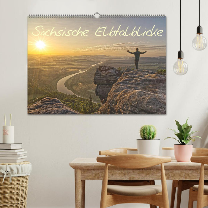 Sächsische Elbtalblicke (CALVENDO Wandkalender 2027)