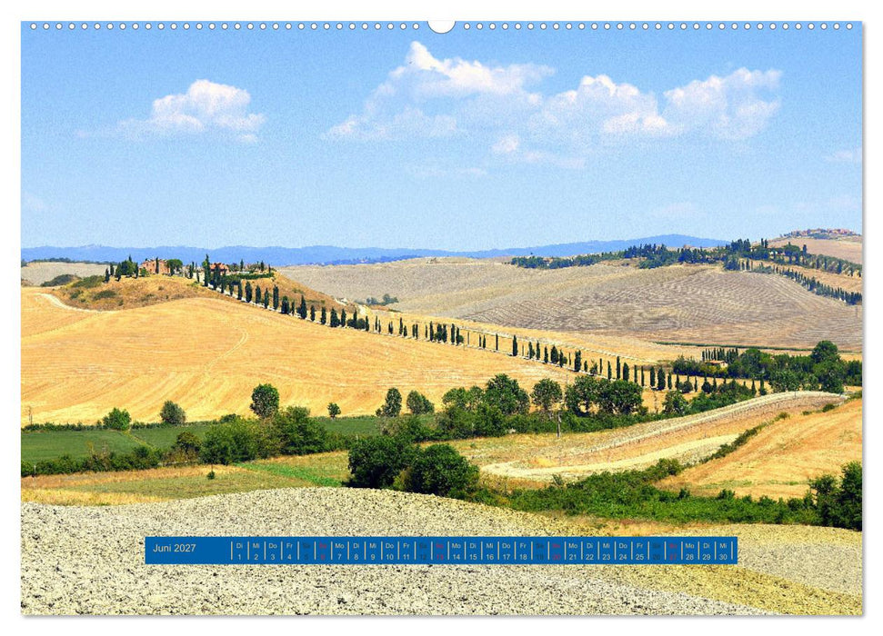 Crete Senesi - Highlights einer einzigartigen Region (CALVENDO Wandkalender 2027)