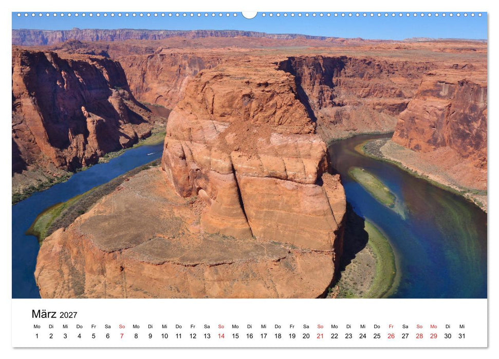 USA Nationalparks - Eine Reise durch die Vielfalt und Schönheit der Naturparks Nordamerikas (CALVENDO Wandkalender 2027)