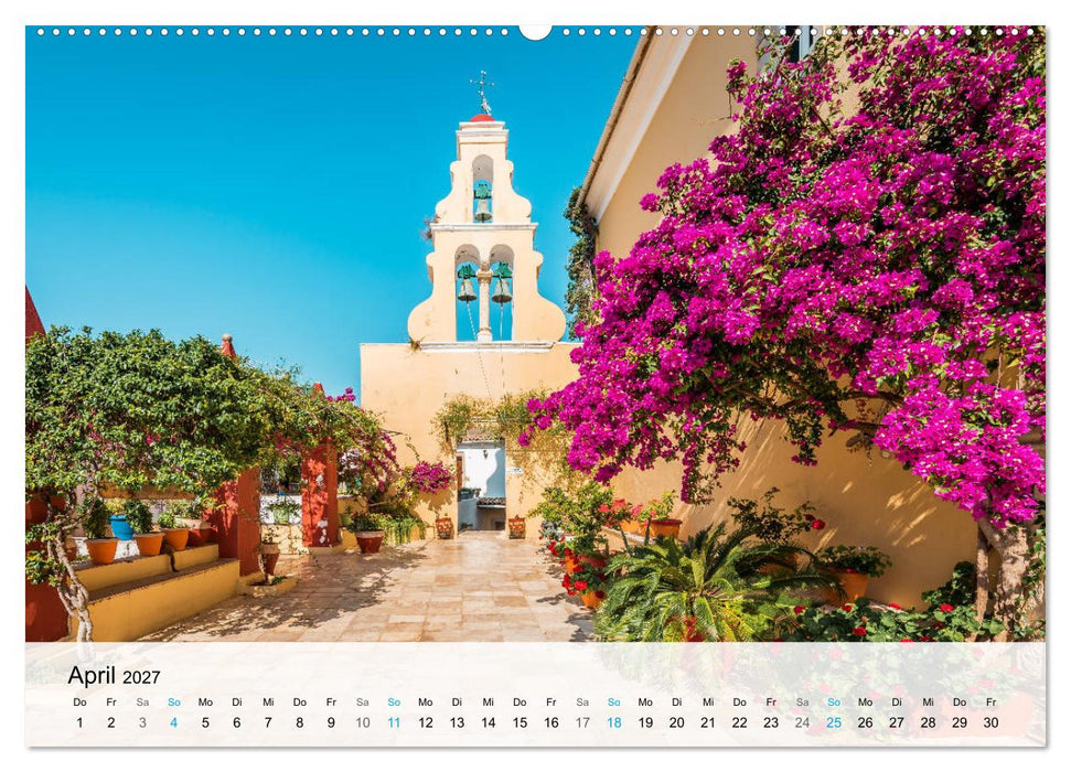 Insel Korfu - Trauminsel im Ionischen Meer (CALVENDO Premium Wandkalender 2027)