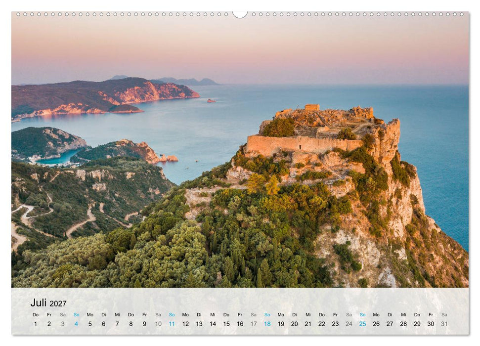 Insel Korfu - Trauminsel im Ionischen Meer (CALVENDO Premium Wandkalender 2027)