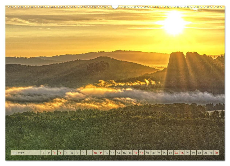 Sächsische Elbtalblicke (CALVENDO Premium Wandkalender 2027)