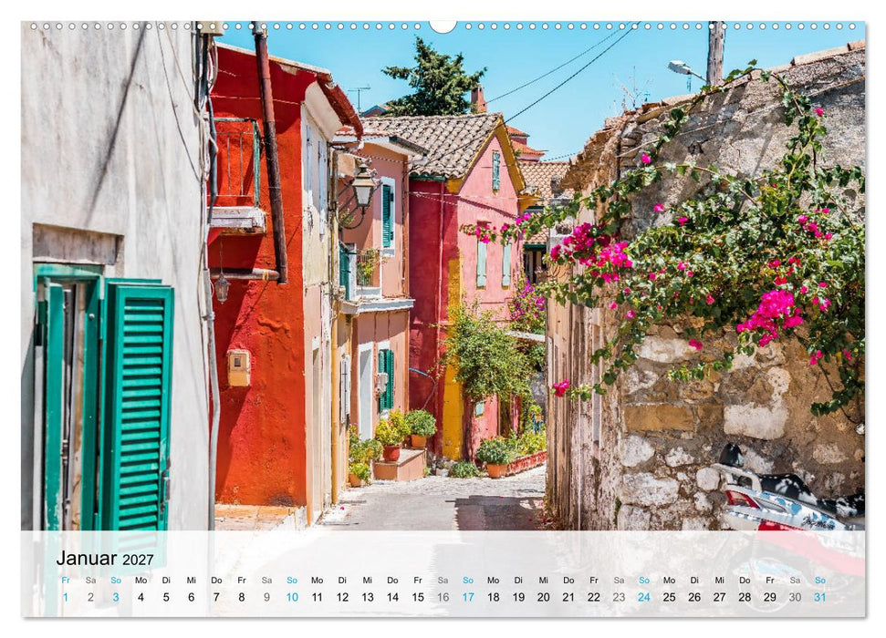 Insel Korfu - Trauminsel im Ionischen Meer (CALVENDO Wandkalender 2027)