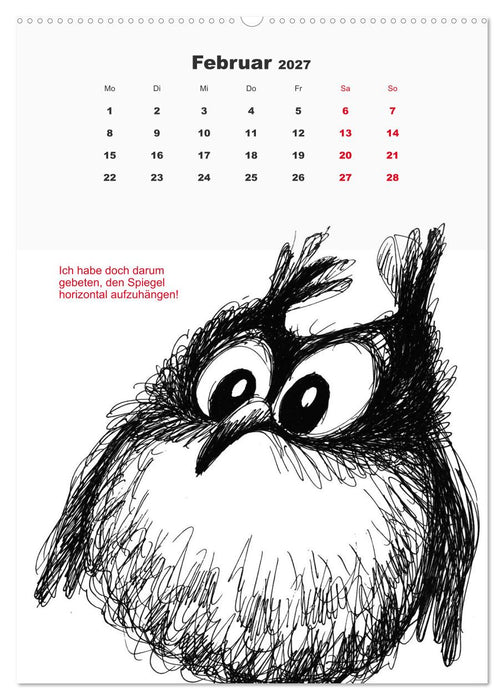 Vor dem Spiegel 2027 (CALVENDO Wandkalender 2027)