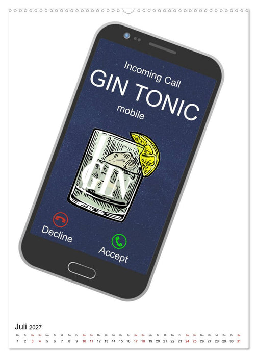 Gin & Tonic - Fun Stuff (CALVENDO Premium Wandkalender 2027)