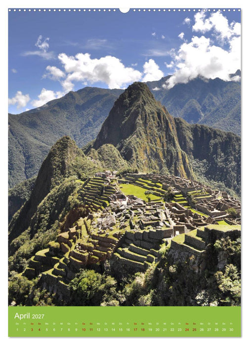 Erlebe mit mir Machu Picchu (CALVENDO Wandkalender 2027)