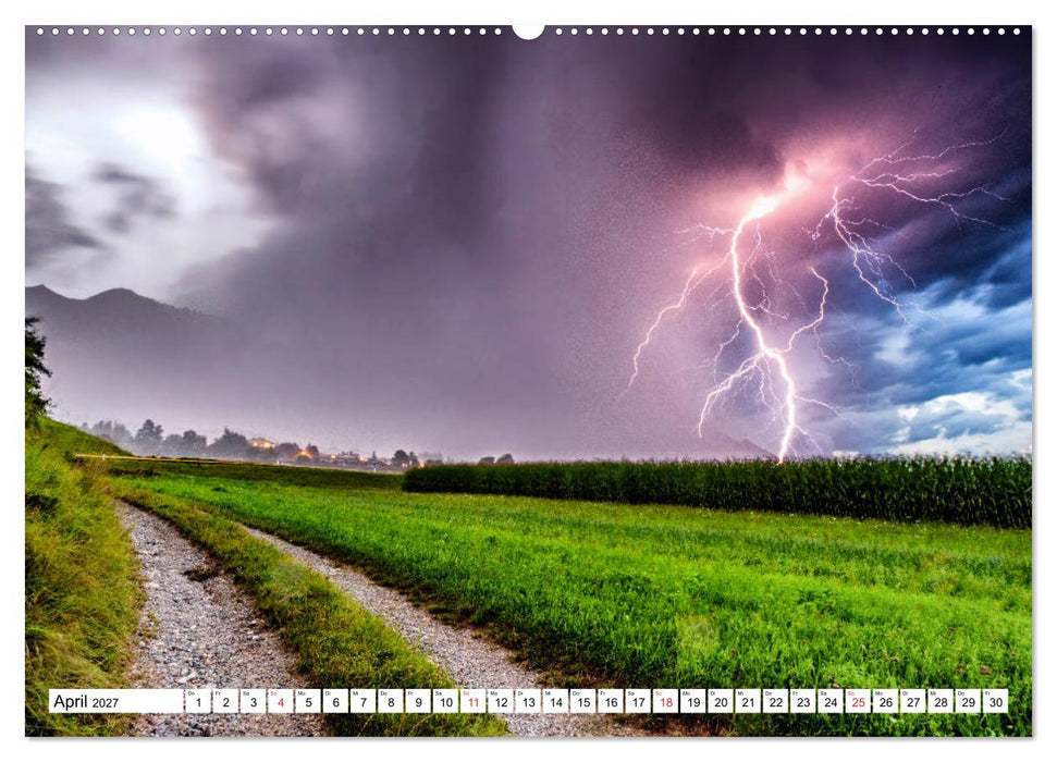 Gewitter in den Alpen (CALVENDO Wandkalender 2027)