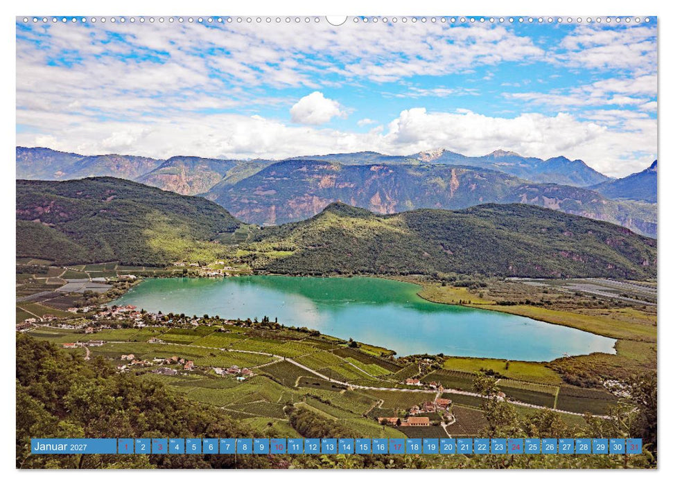 Rund um den Kalterer See (CALVENDO Premium Wandkalender 2027)
