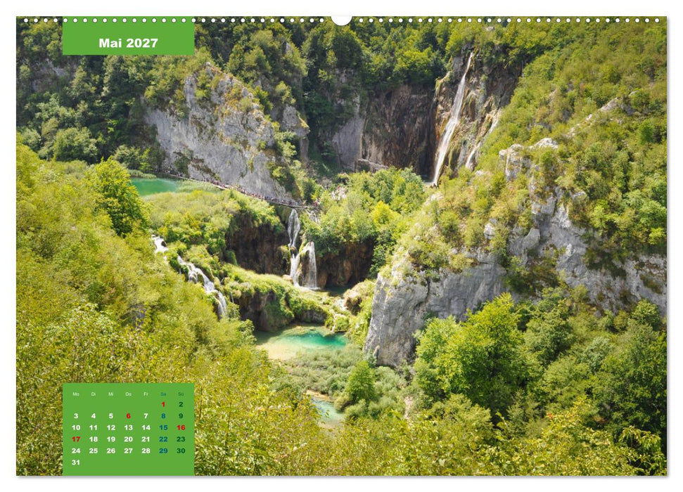 Erlebe mit mir die Wasserwelt der Plitvicer Seen (CALVENDO Wandkalender 2027)