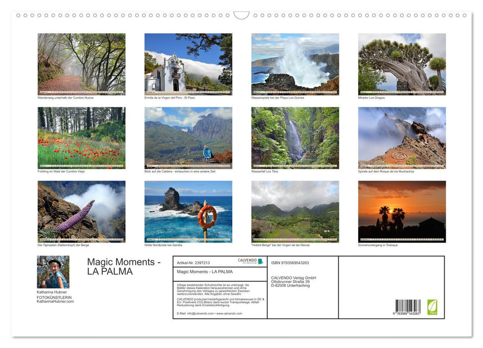 Magic Moments - LA PALMA (CALVENDO Wandkalender 2027)