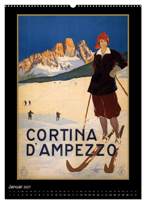 Historische Reiseplakate (CALVENDO Wandkalender 2027)