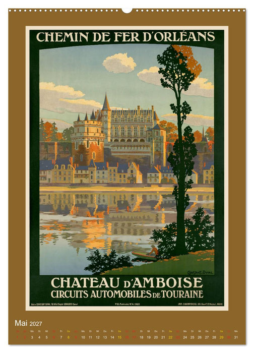 Historische Reiseplakate (CALVENDO Wandkalender 2027)