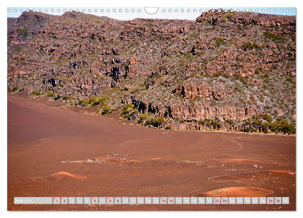 La Réunion, Au centre du volcan (CALVENDO Calendrier mensuel 2027)