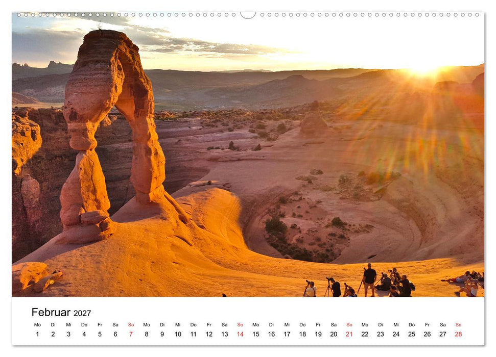 USA Nationalparks - Eine Reise durch die Vielfalt und Schönheit der Naturparks Nordamerikas (CALVENDO Premium Wandkalender 2027)