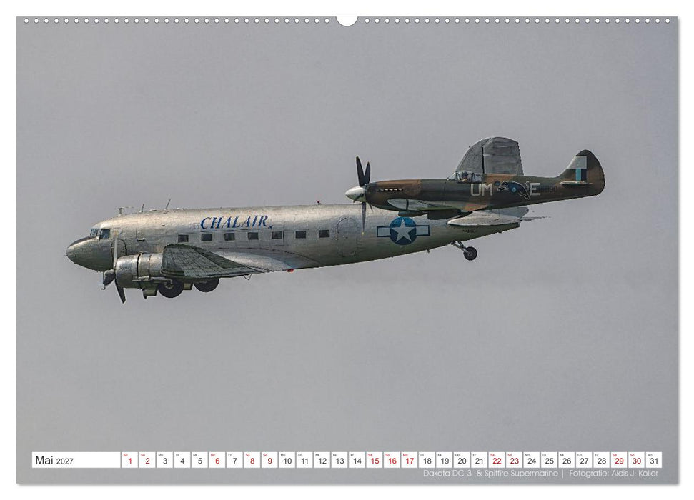Classic Airplanes (CALVENDO Wandkalender 2027)