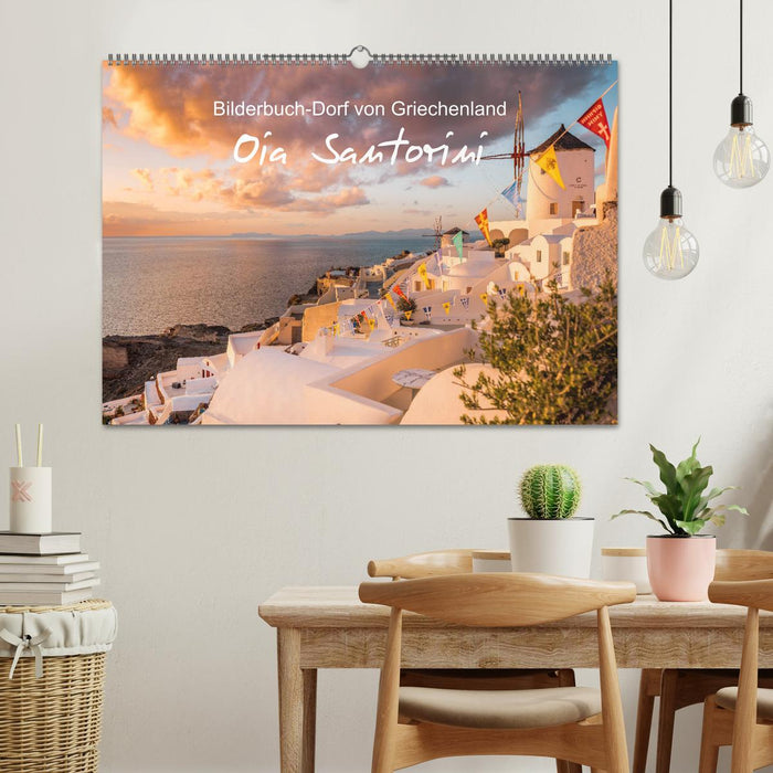 Oia Santorini - Bilderbuch-Dorf von Griechenland (CALVENDO Wandkalender 2027)