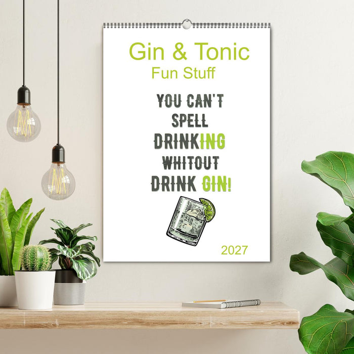 Gin & Tonic - Fun Stuff (CALVENDO Wandkalender 2027)