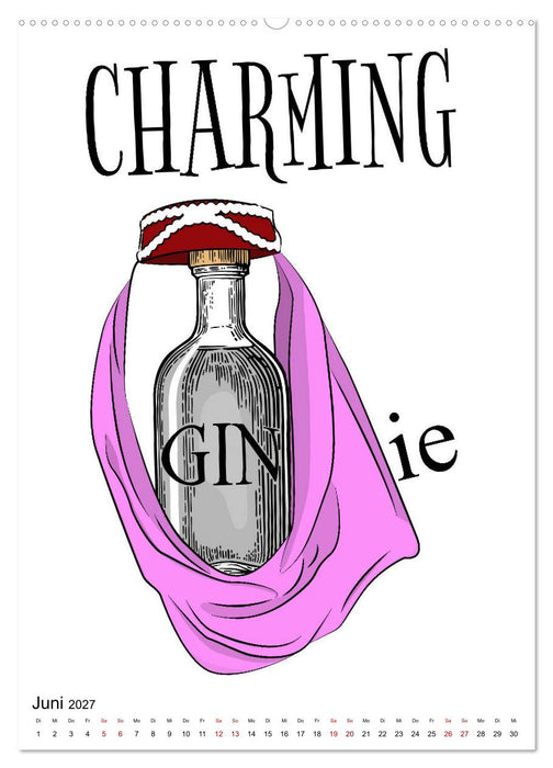 Gin & Tonic - Fun Stuff (CALVENDO Wandkalender 2027)