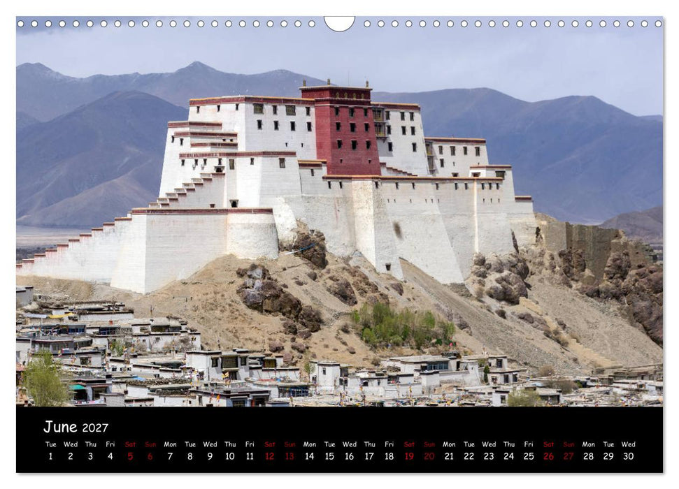 Tibet Land of Legends (CALVENDO Monthly Calendar 2027)