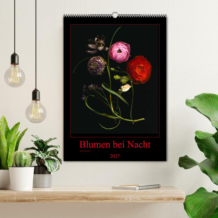 Blumen bei Nacht (CALVENDO Wandkalender 2027)