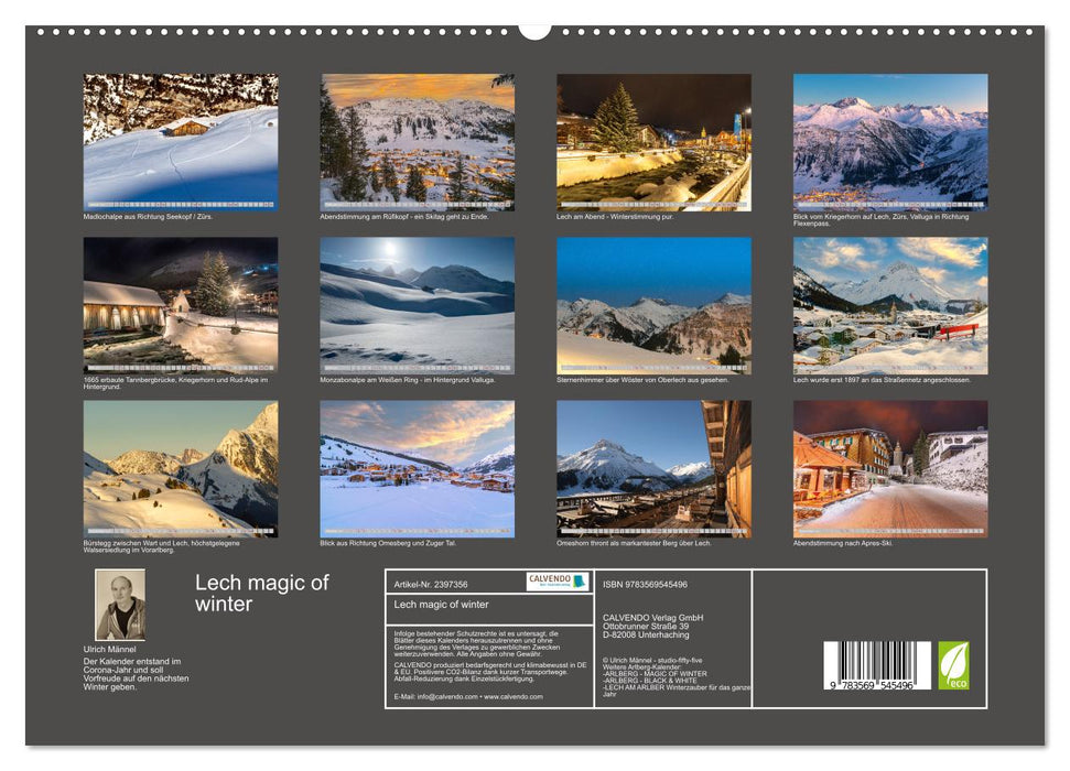 Lech magic of winter (CALVENDO Wandkalender 2027)