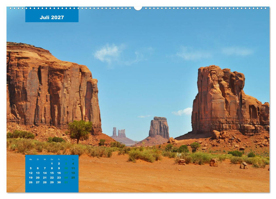 Erlebe mit mir das gewaltige Monument Valley (CALVENDO Premium Wandkalender 2027)