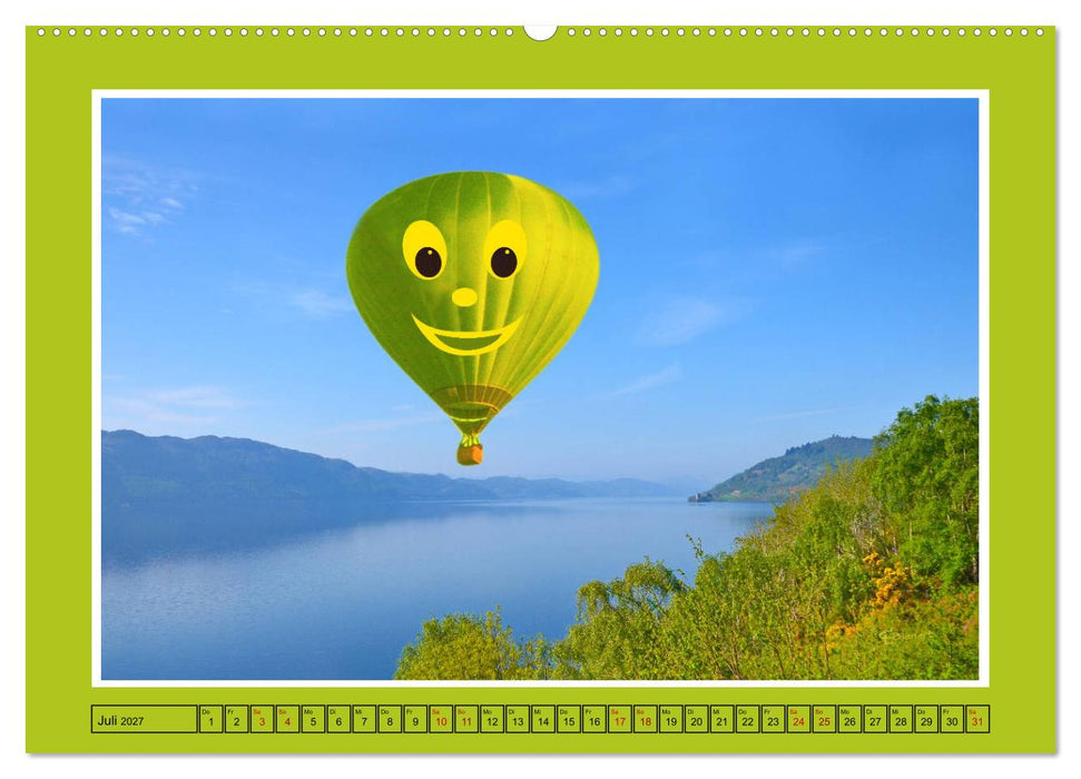 Lächeln in Landschaften (CALVENDO Premium Wandkalender 2027)